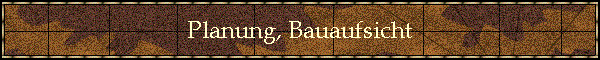 Planung, Bauaufsicht