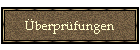 �berpr�fungen
